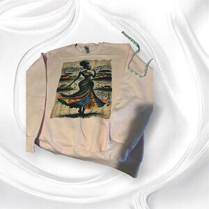 Dancing African Woman Sweatshirt
